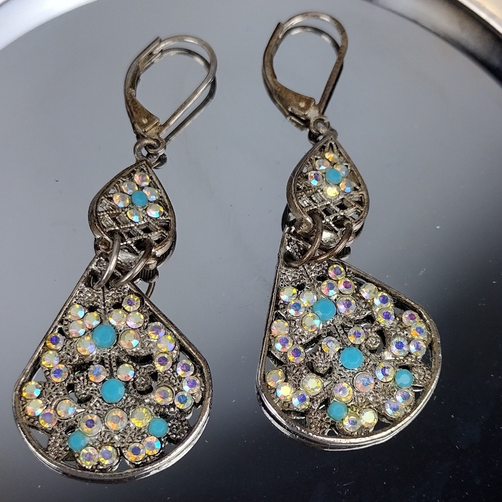 Iridescent Dangle Earrings